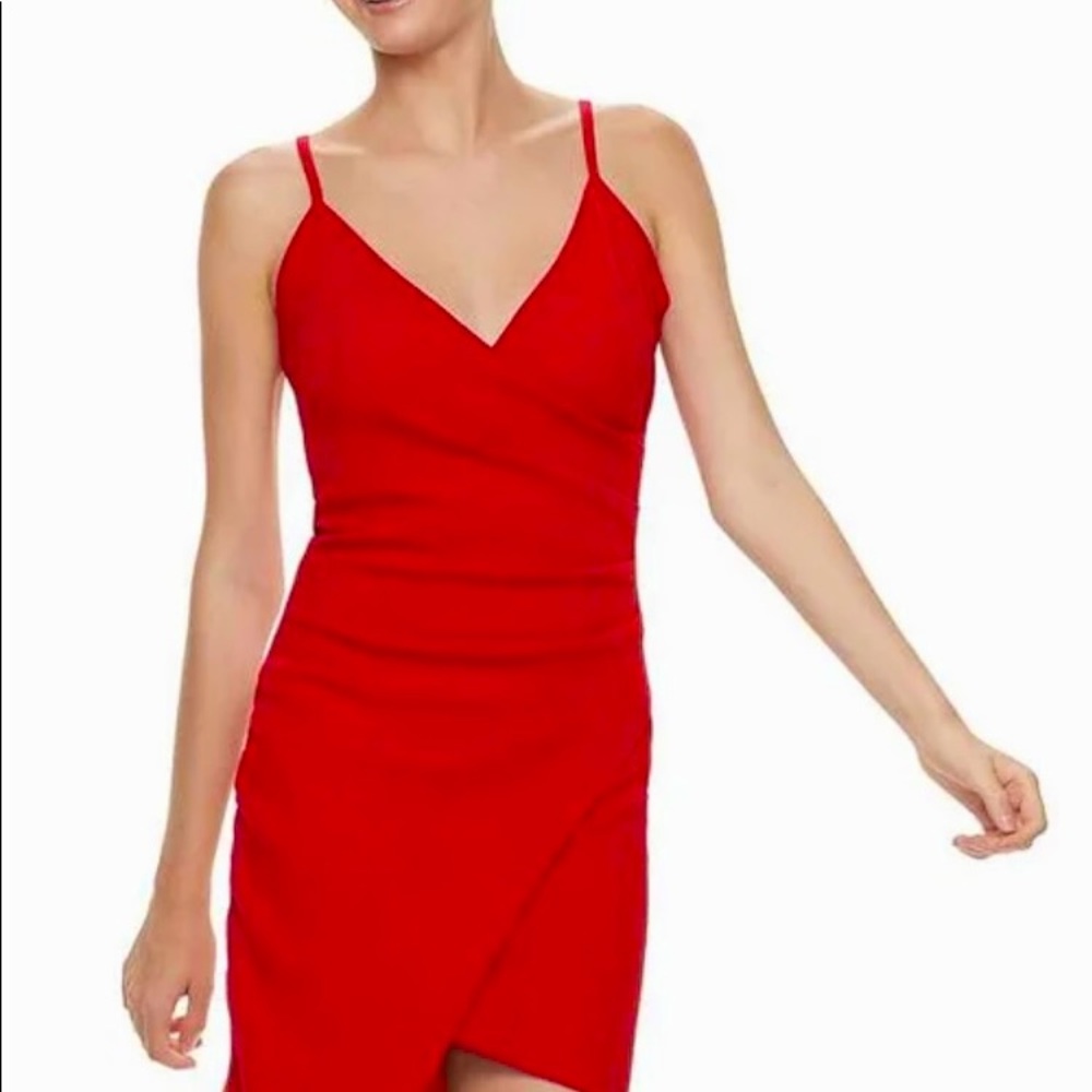 Almost Famous Junior’s Faux Wrap Bodycon Dress *NWT*